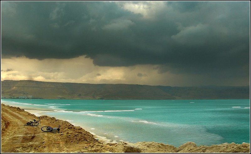 Мертвое море...гроза...photo preview