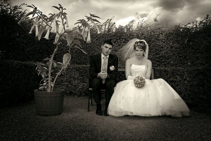 свадьба, невеста, жених, юмор, парк, небо, photo preview