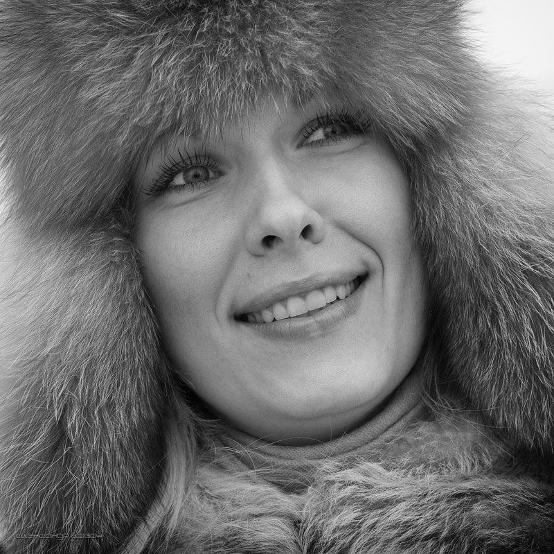 зима, девушка ***photo preview