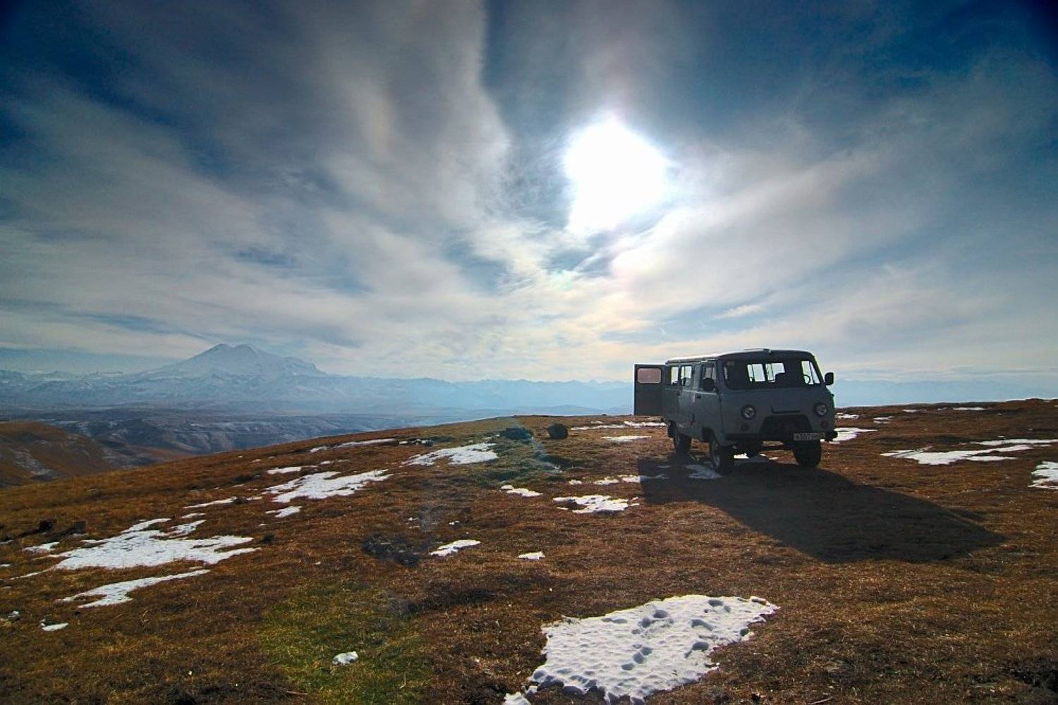 карачаево-черкесия, плато бермамыт, эльбрус, уаз 451, Kaiser Sozo