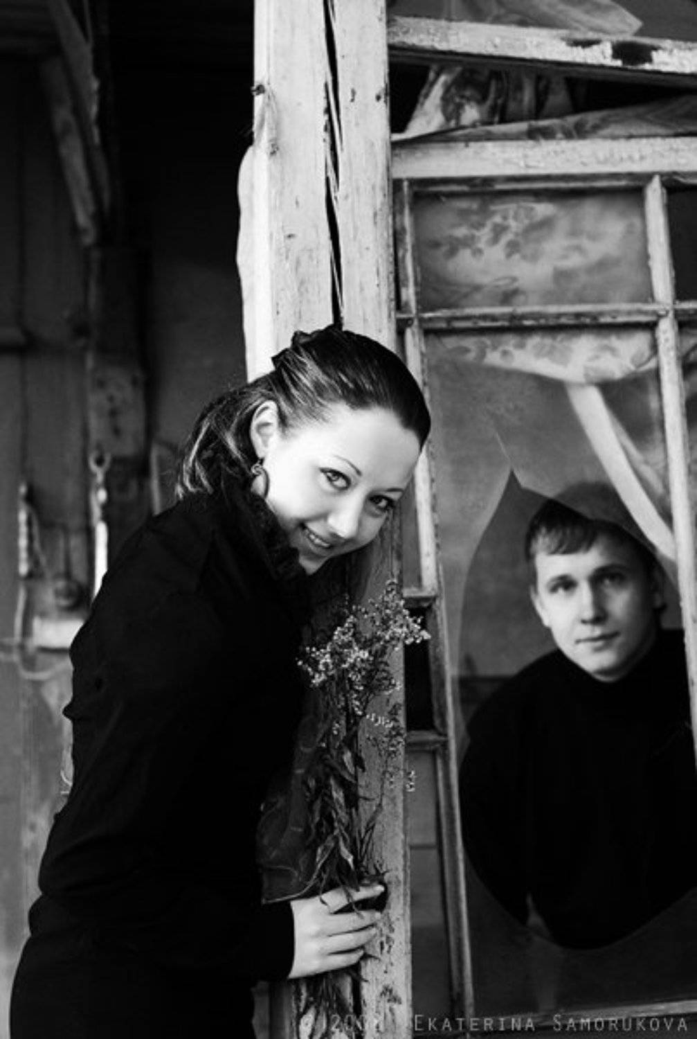 Автор: Екатерина Саморукова пара, чб, дом, Екатерина Саморукова