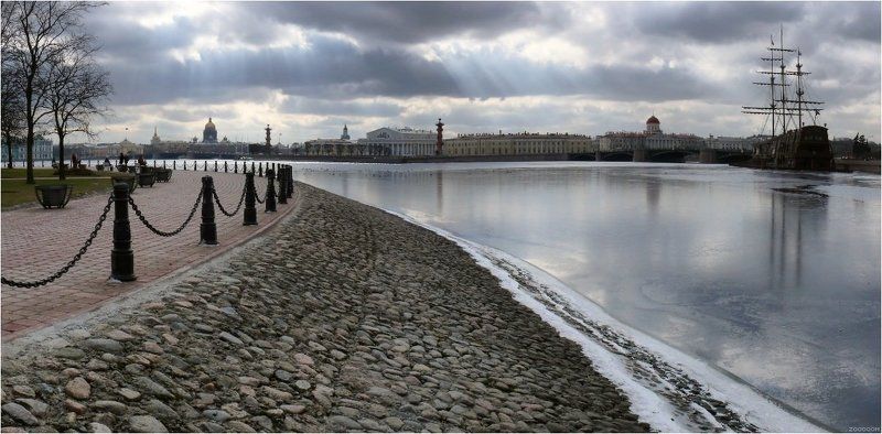 петербург,нева Невская холодная фото превью