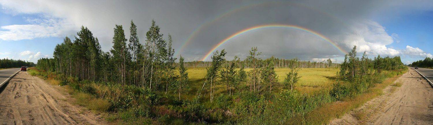 Кусочек РАДУЖНОГО настроения. Автор: Клековкин Александр радуга, лето, Клековкин Александр
