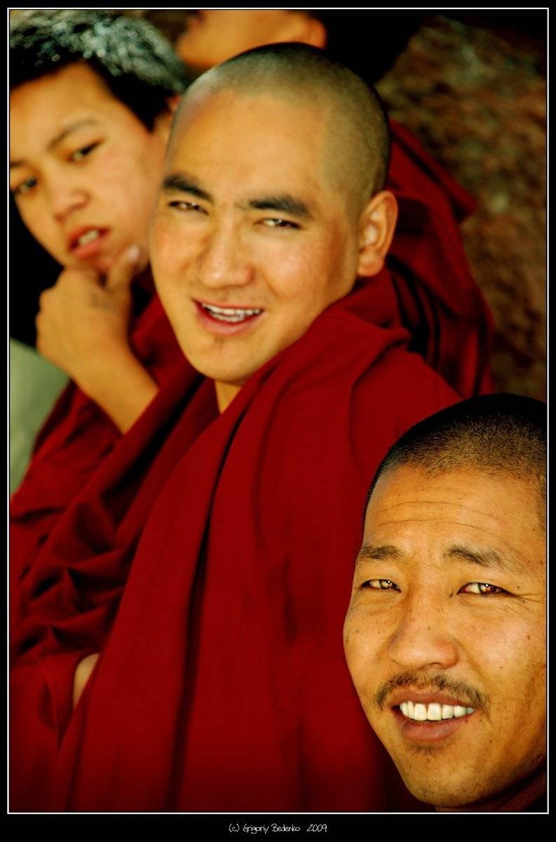 тибет, монахи, пачанги, монастырь ташилунпо, Григорий Беденко