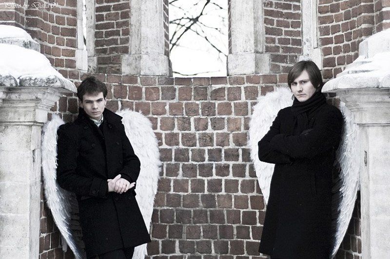 ангелы, крылья, зима Ангельские крылья или...photo preview