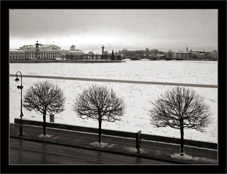 петербург, стрелка, нева, зима, Kirill Shapovalov