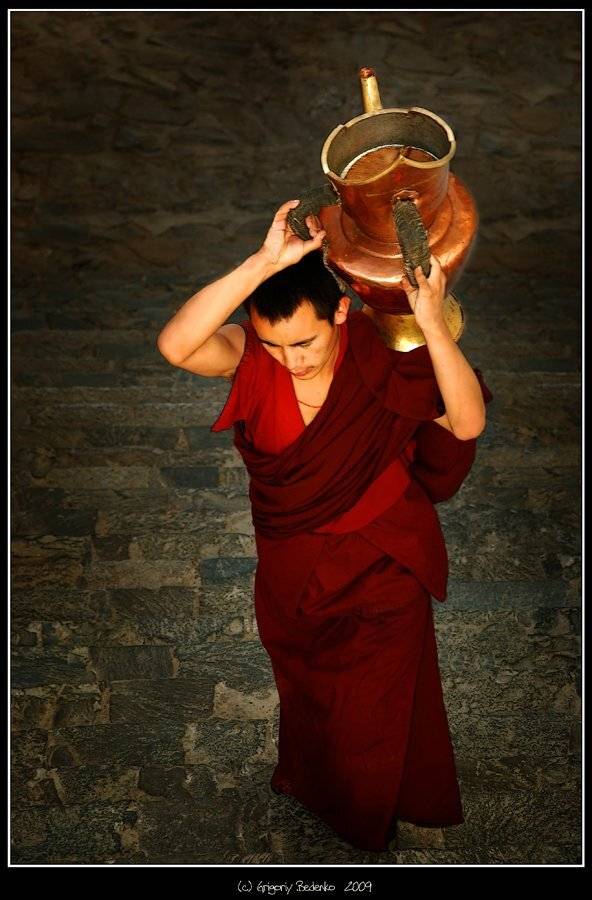 тибет,  шигацэ,  монастырь ташилунпо, монах, пачанг, Григорий Беденко