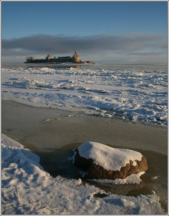 крепость, ладога, нева, шлиссельбург, зима, рка, Григорий Иващенко