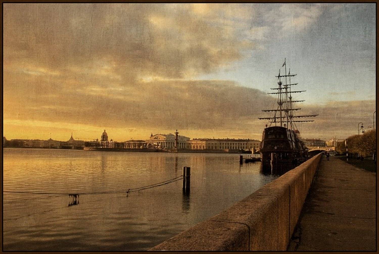 Утро на Неве. Автор: Лычёв Александр санкт-петербург, лычёв александр, Лычёв Александр