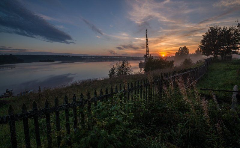 Вечер, Волго-Балт, Девятины, Туман вечерphoto preview