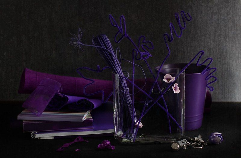 натюрморт Про фиалковый, или Кому фиолетовоphoto preview