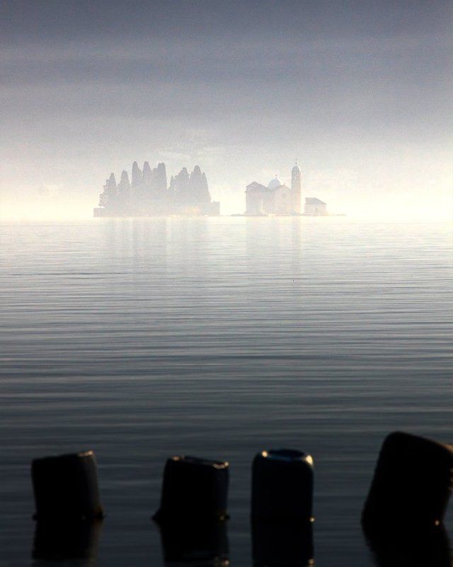 Адриатика, Европа, Море, Туман, Черногория Миражиphoto preview