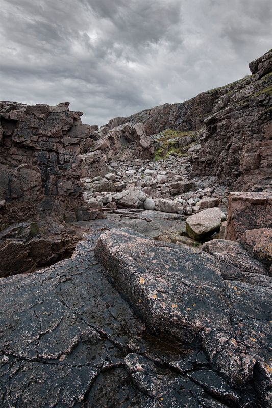 пейзаж, пейзажная фотография, пейзажи, териберка, россия, камни, скалы, берег, путешествие, landscape, landscapes, landscape photography Каменистый берег Баренцева моряphoto preview
