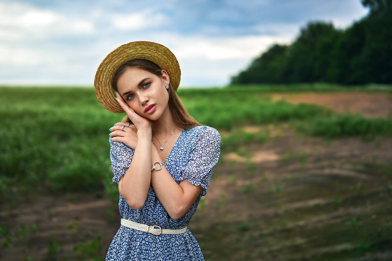 girl portrait nude Aleksa фото превью