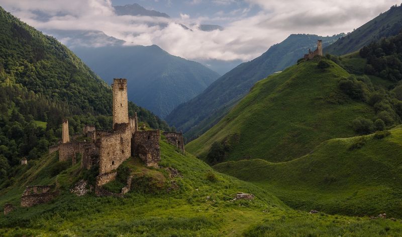 кавказ, ингушетия Башенный комплекс Цориphoto preview