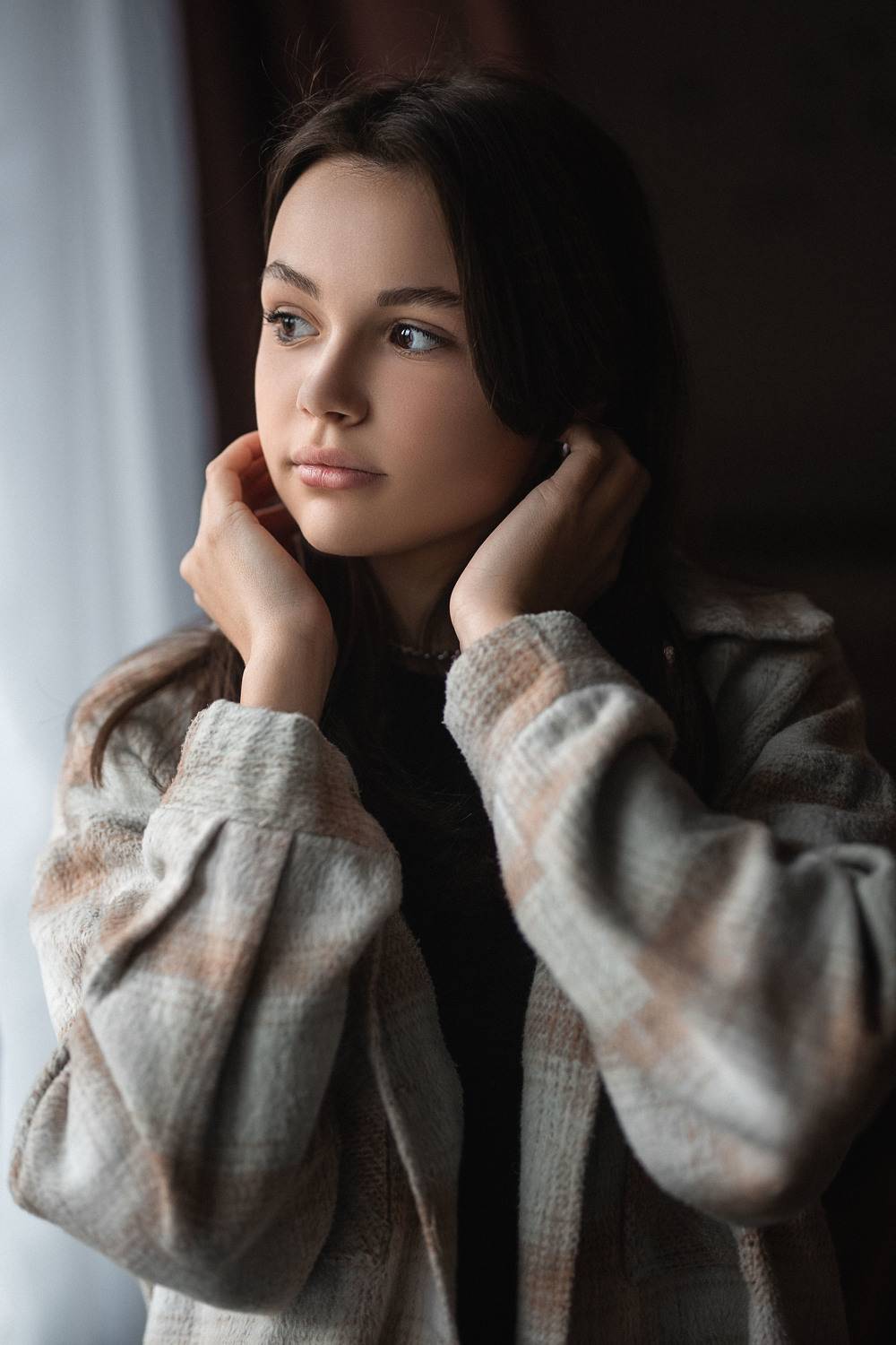 девушка, модель, портрет, фотосессия, студия, макияж, гламур, girl, model, modeling, young, portrait, make-up, творческий портрет, женский портрет, woman, young woman, glamour, постановка, постановочная фотография, fashion, Владимир Васильев