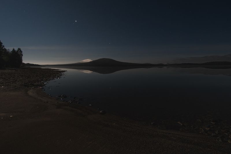 горы, лес, природа, пейзаж, урал Ночной штиль.photo preview