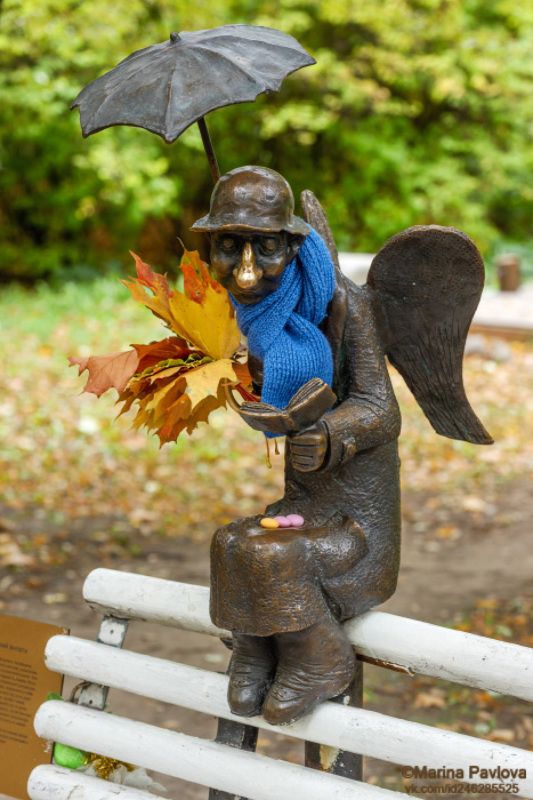 город, петербург, городской пейзаж, скульптура романа шустрова \\\