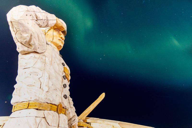 aurora, north, winter, frost, night, nightlights, sky, nightsky, light photo preview