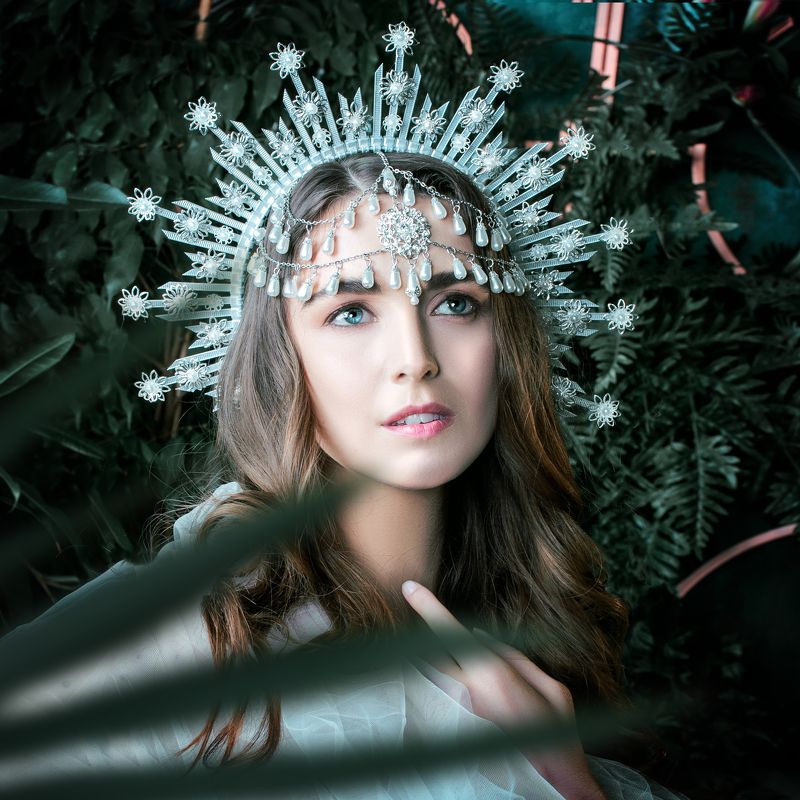 Portrait, fine-art, nymph, female portrait Лесная Нимфаphoto preview