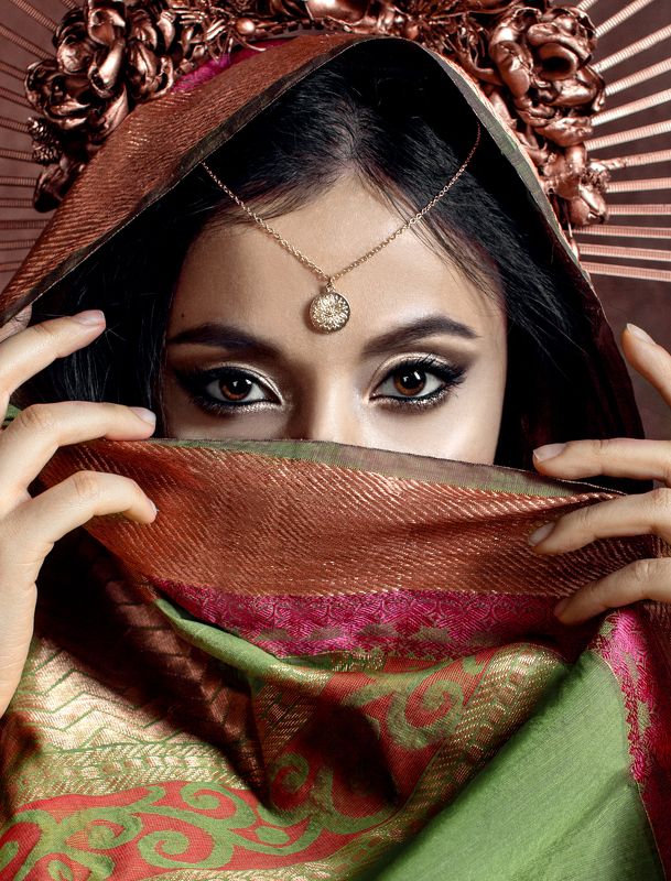 Fine-art, female portrait, portrait, indian Goddess Индийская Богиняphoto preview