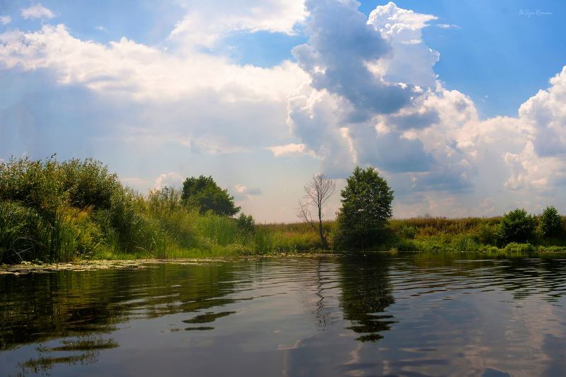 лето, река, берег,пейзаж ,лодка Пейзаж как состояние души ...photo preview