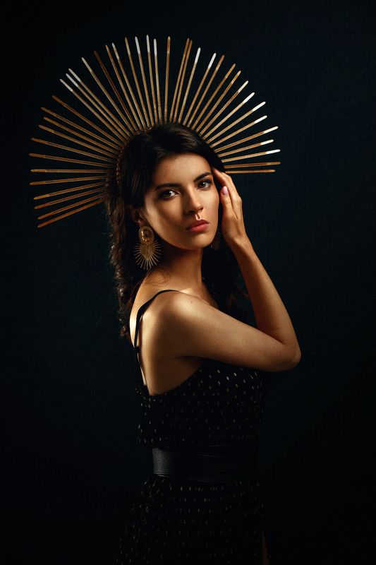 Портрет, студийная съемка Вероникаphoto preview