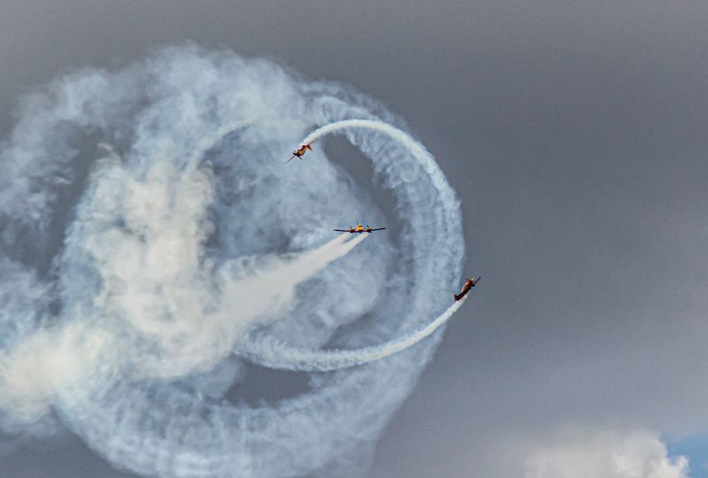 самолет, облака, истребитель, СУ, МИГ, скорость, истребители, вооружение, россия, ВВС, самолеты, гром photo preview