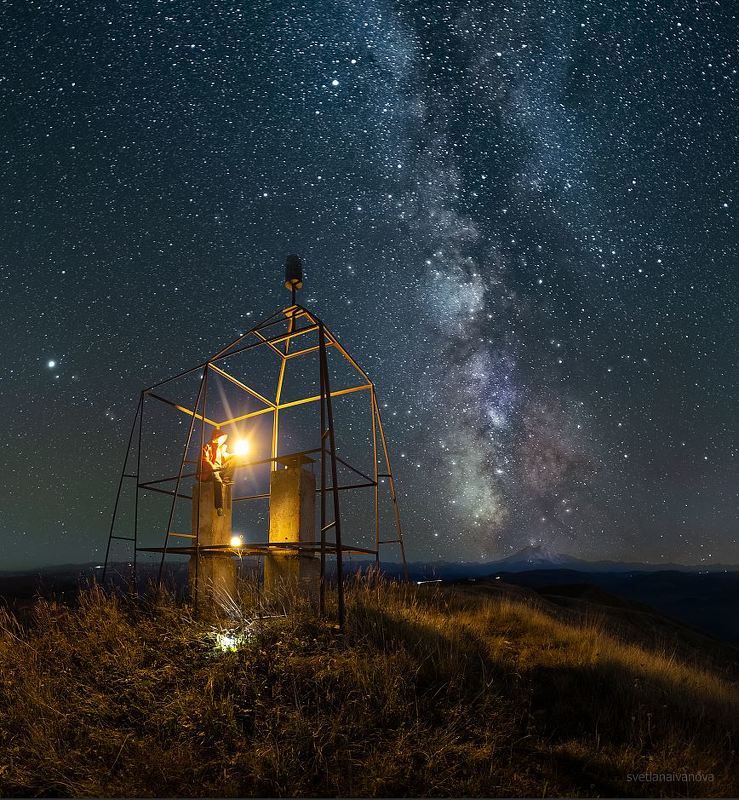 шаджатмаз, ночь, млечныйпуть, звезды, кмв, кавказ, ессентуки Ночной разговор...photo preview