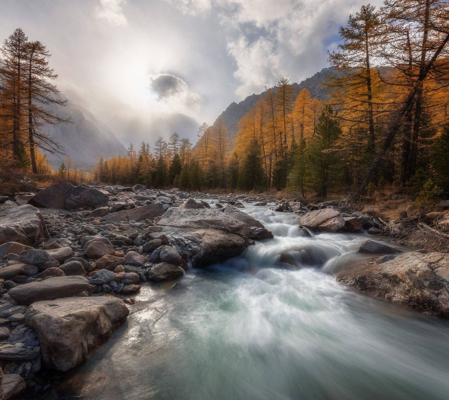 алтай, горы, осень, Алексей Марголин