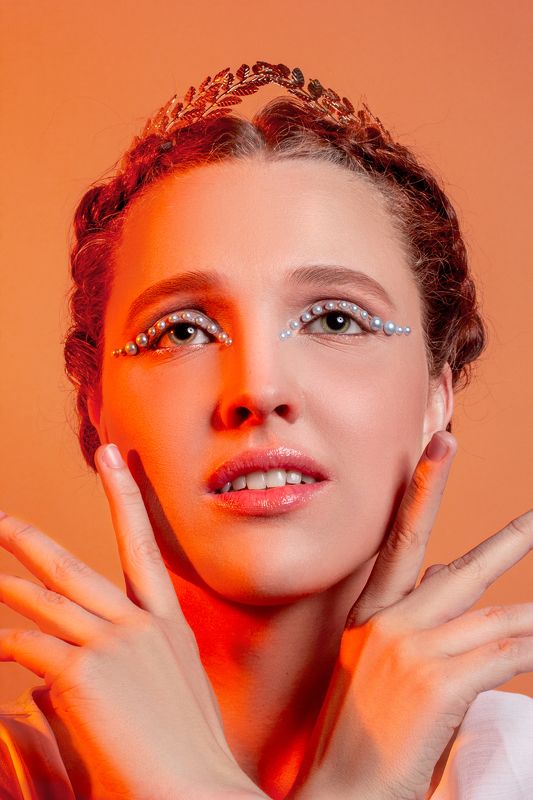 Portrait, female portrait, greece goddess Гераphoto preview