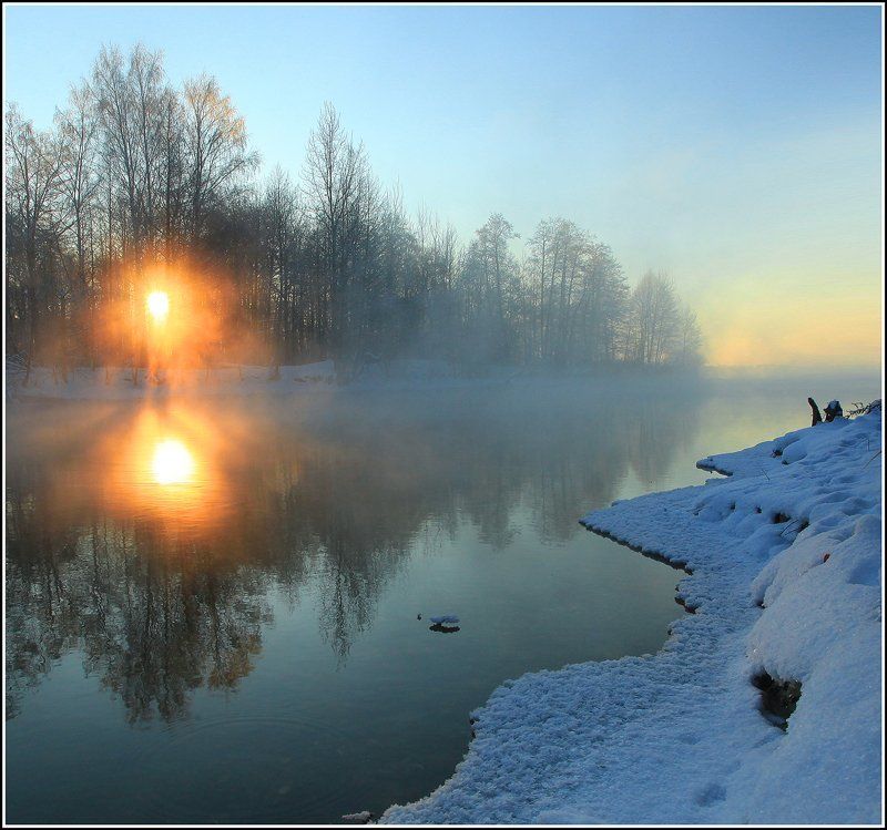 Холодное утро...photo preview