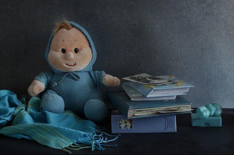 натюрморт Голубые мечты, или Куда уходит детствоphoto preview