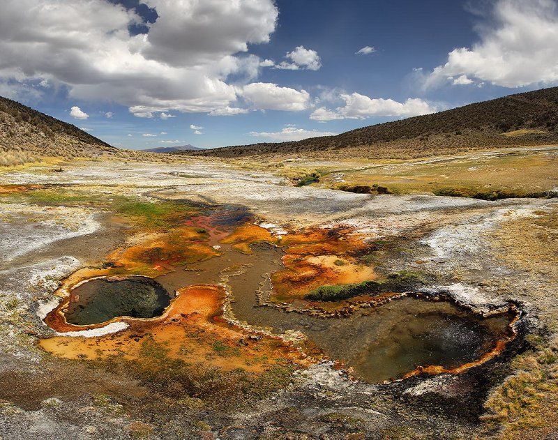 Альтиплан, Боливия, Сахама, Фумаролы Боливийские фумаролы фото превью