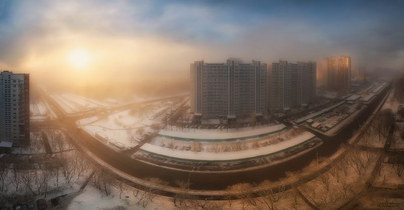 Misty Moscow morningphoto preview