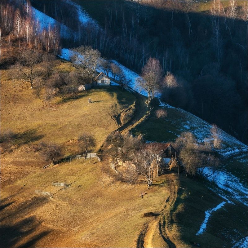 Farm, Landscape, Nature, Romania, Rural Strange winterphoto preview