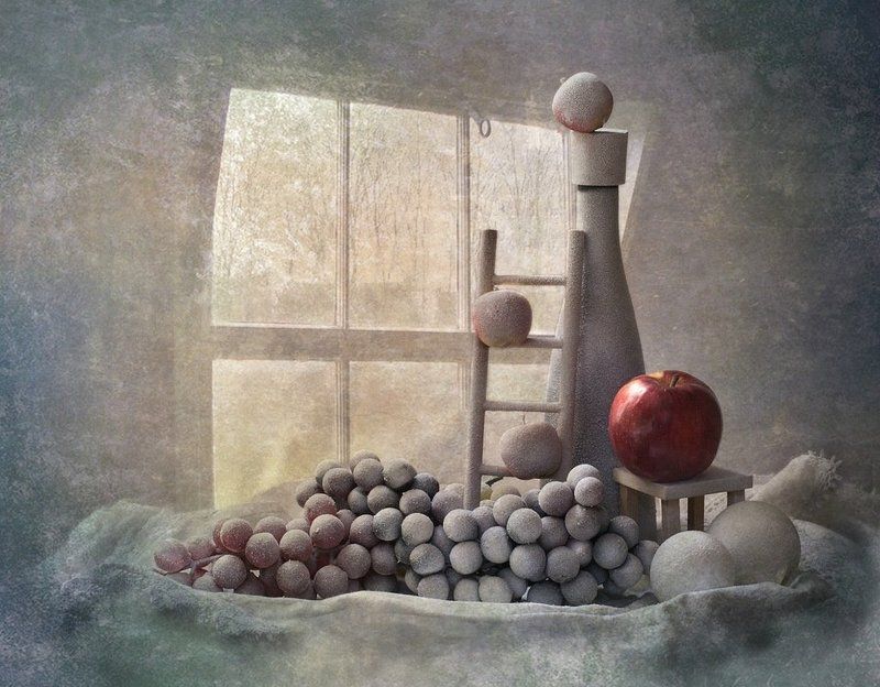 натюрморт Яблочко... как искушение...photo preview