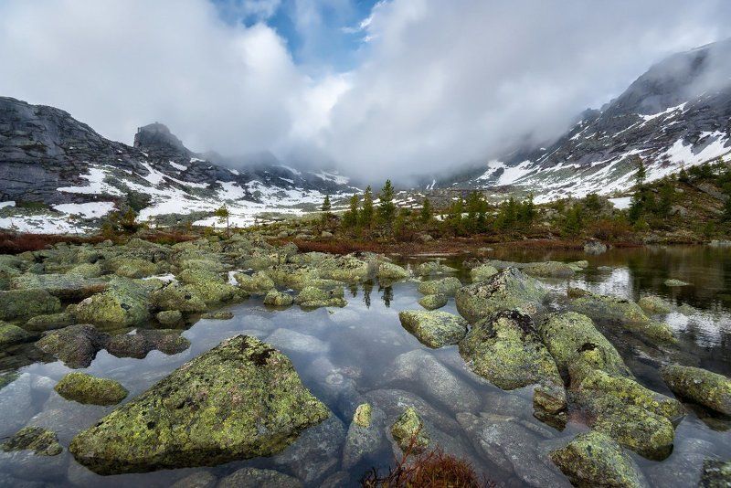 Ергаки, Потаенное озеро Озеро Потаенное.photo preview