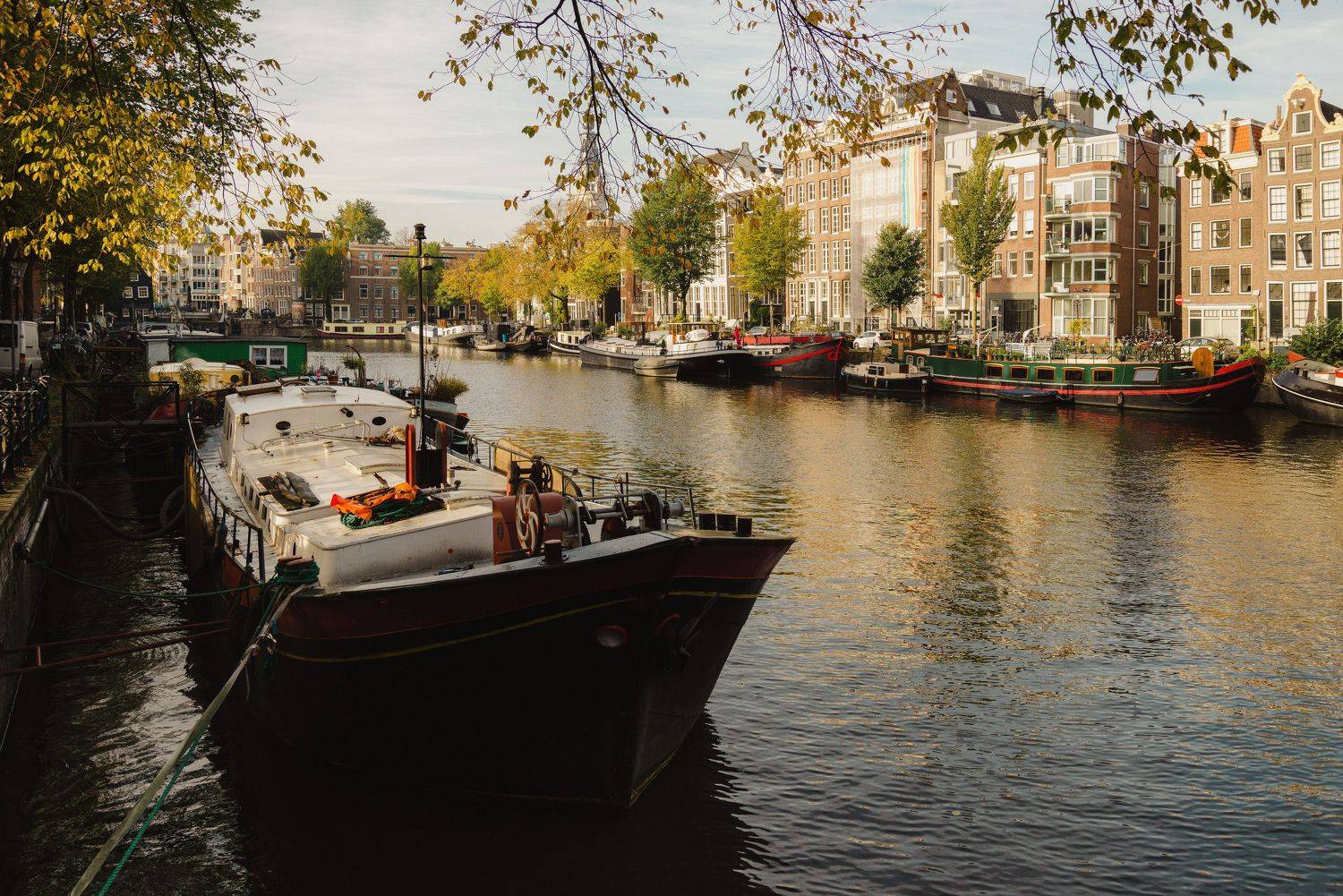 amsterdam canal europe autumn netherlands street, Егор Бугримов