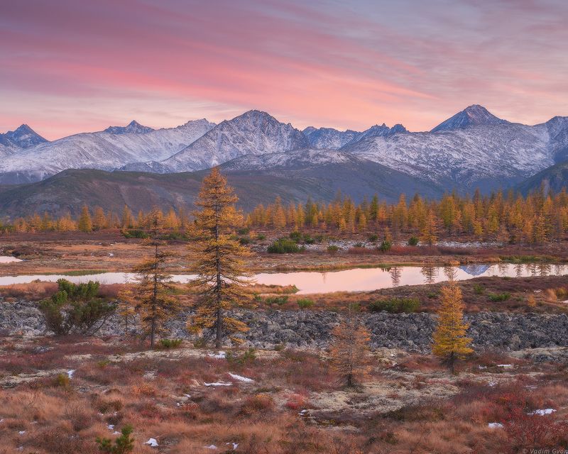 озероджекалондона, магадан, колыма Вечер на Кудиновских озерахphoto preview