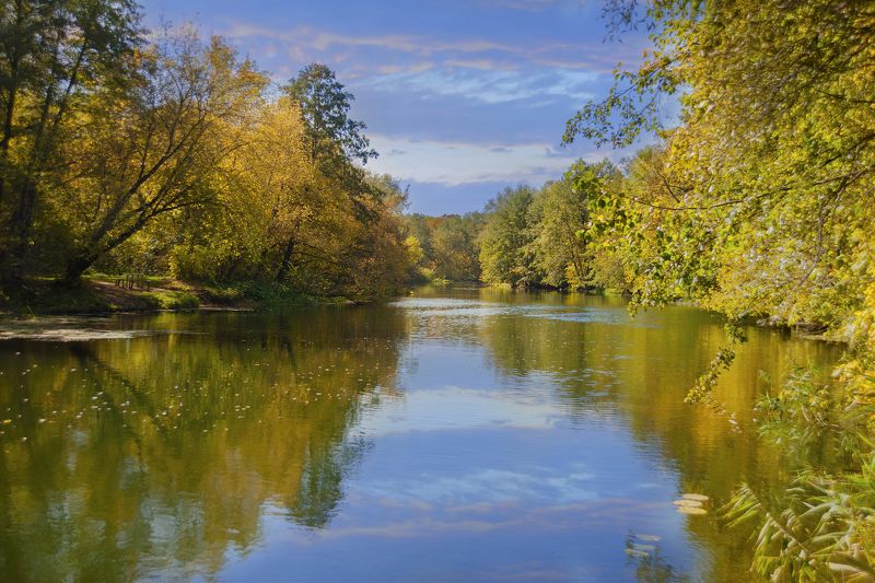 осень, река, берег, пейзаж Пейзаж как состояние души ...photo preview