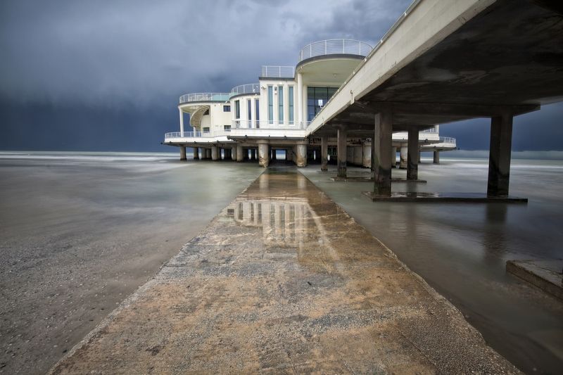 sea, storm, water, clouds, sky, building, italy, landscape, seascape La rotonda sul marephoto preview