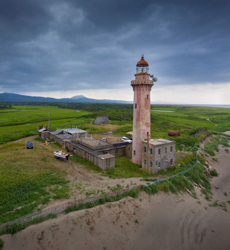 сахалин, мыс слепиковского, маяк Сахалин. Мыс Слепиковскогоphoto preview