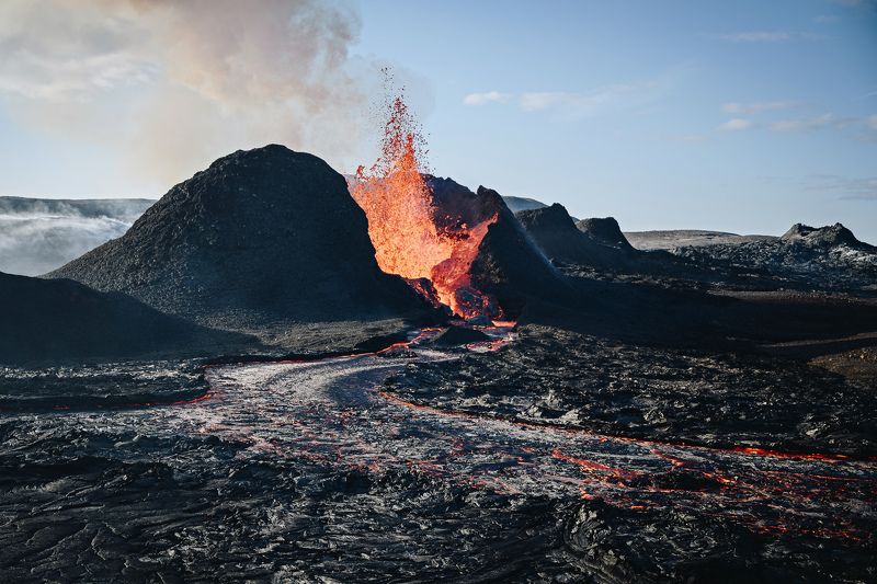 volcano iceland Volcanophoto preview