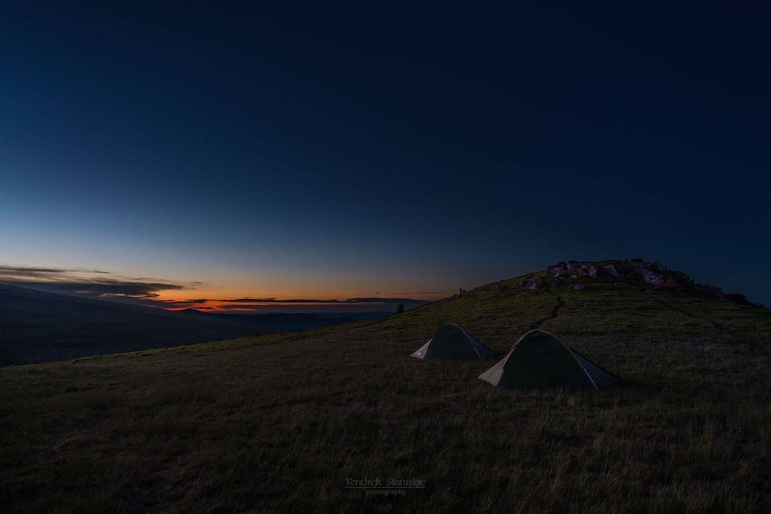 пейзаж, рассвет, утро, ночь, горы, landscape, dawn, morning, night, mountain, Stanislav Yendrek