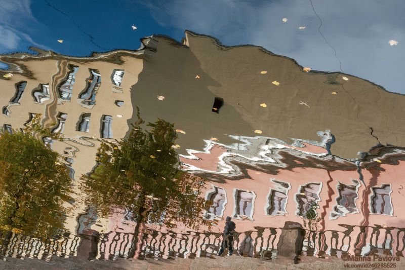 петербург, городские отражения, отражения на воде, акваабстракция, абстракция, акваграфика,петербургские акварели, парейдолия, nikon Солнечный ветер. Осень. Петербург.photo preview