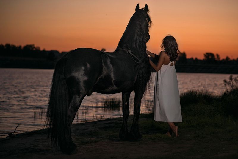 фриз портрет рассвет природа озеро рассветphoto preview