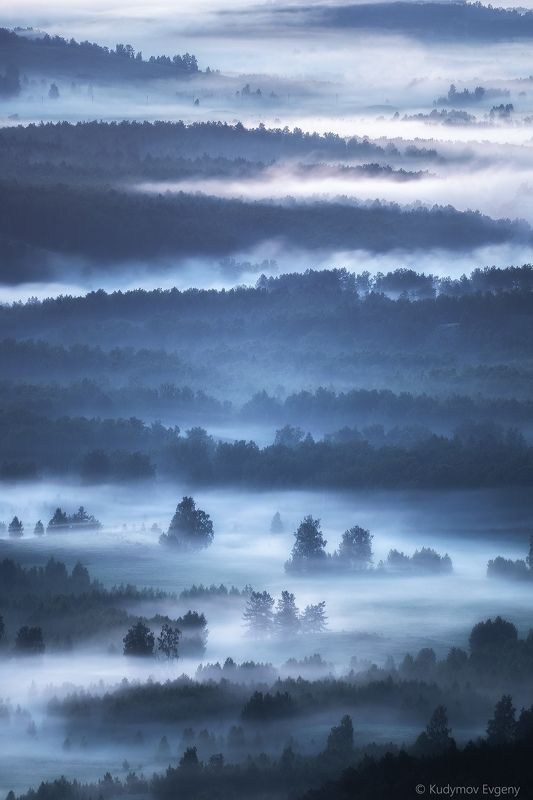 башкирия нурали Туманное утро Башкирииphoto preview