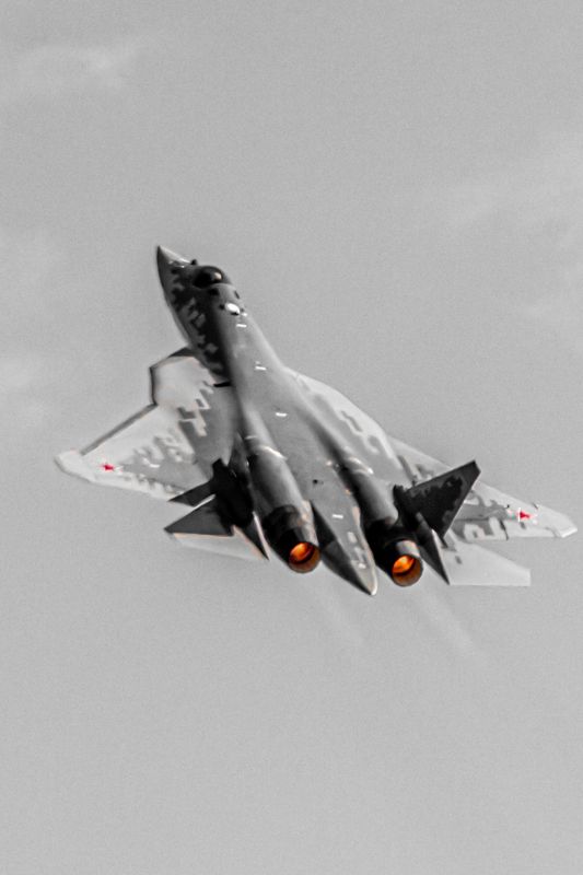 самолет, облака, истребитель, СУ, МИГ, скорость, истребители, вооружение, россия, ВВС, самолеты, гром photo preview