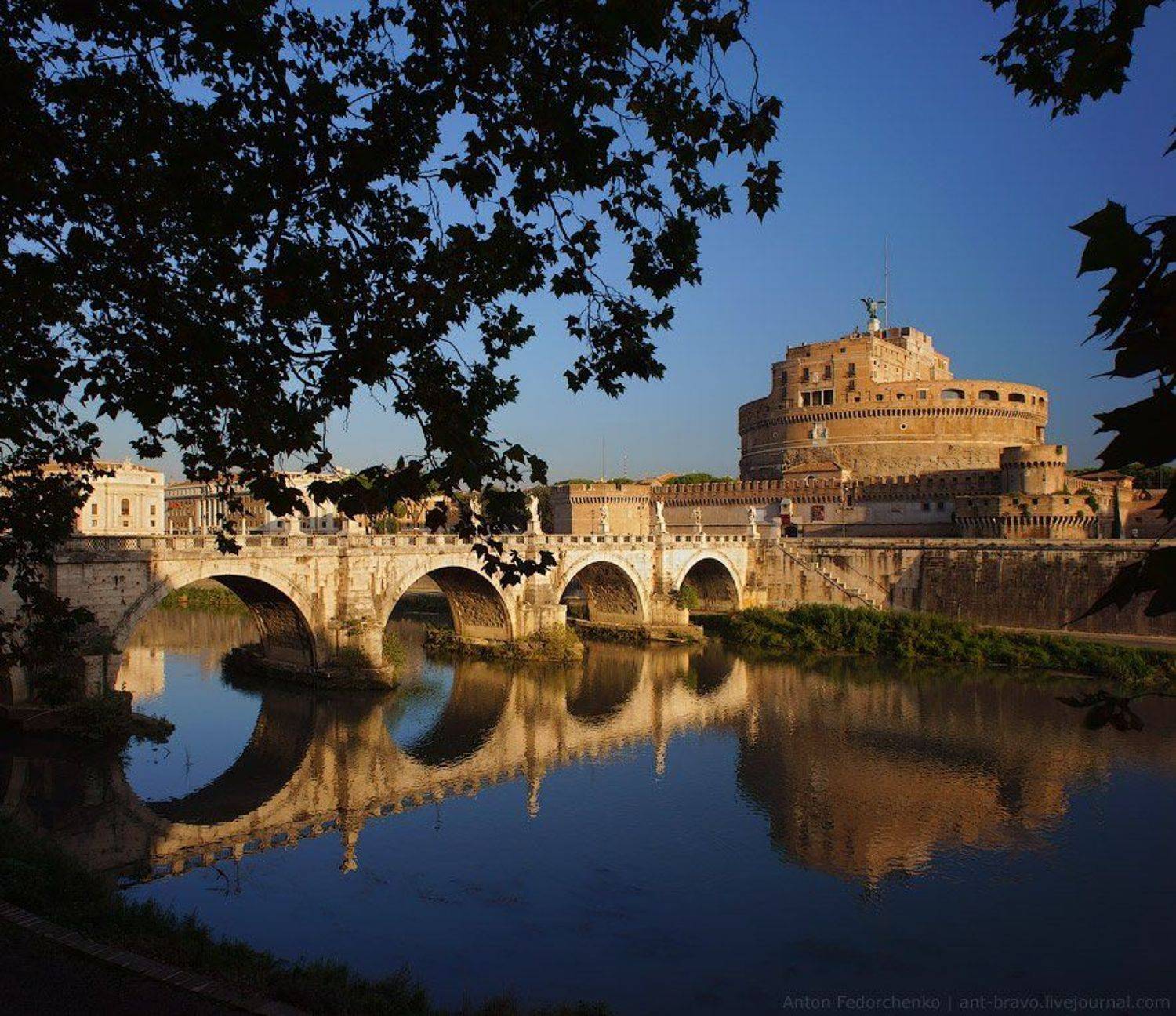 Замок Святого Ангела. Автор: Антон Федорченко Castle, Italy, Rome, Замок, Италия, Рим, Антон Федорченко